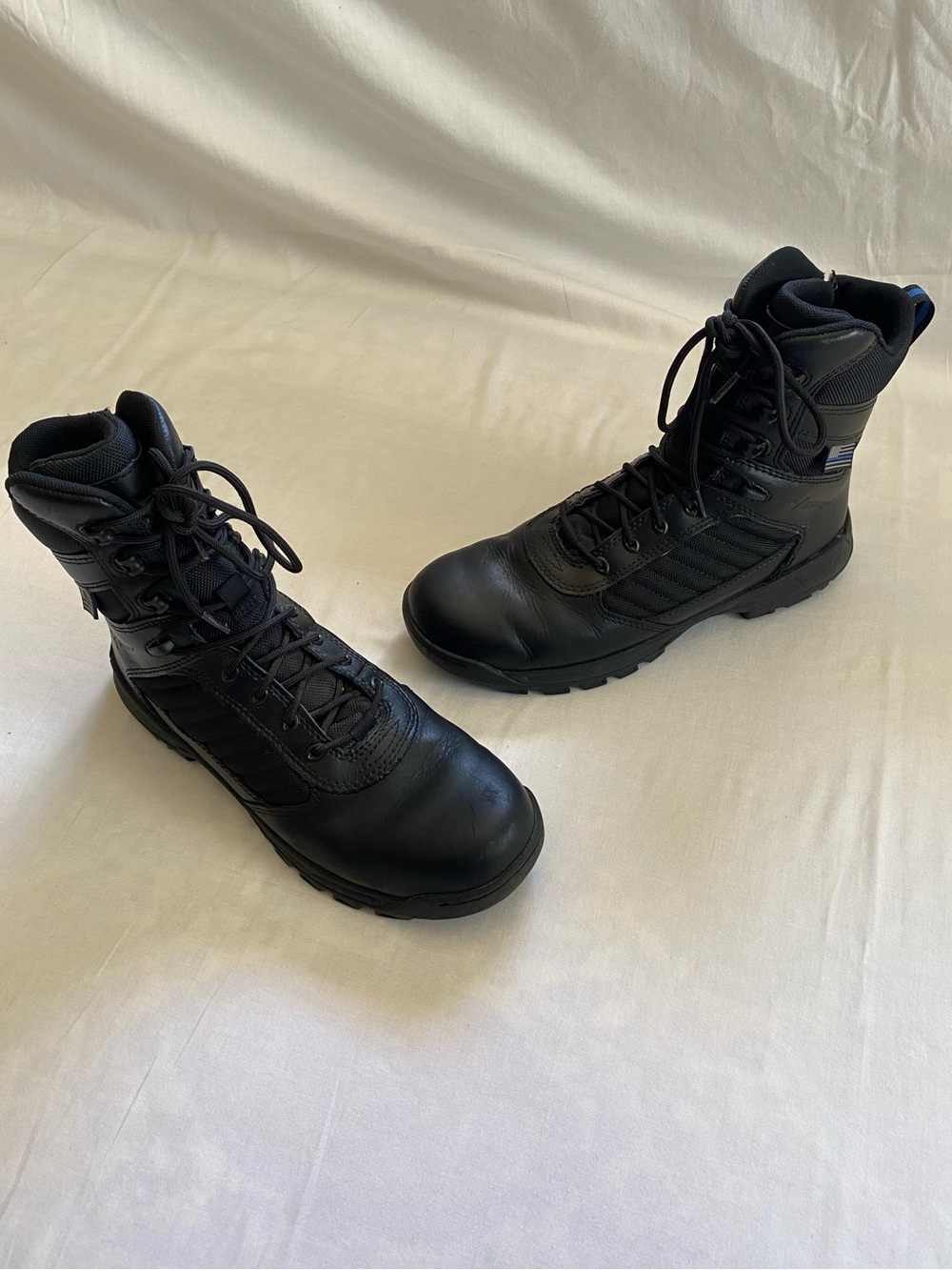 Bates Men's Black Tactical Lace-Up Boots - Size 9.5 US
